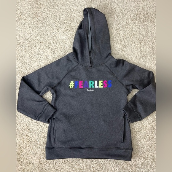 Reebok Other - Kids Medium Fearless Gray Reebok Hoodie GUC
